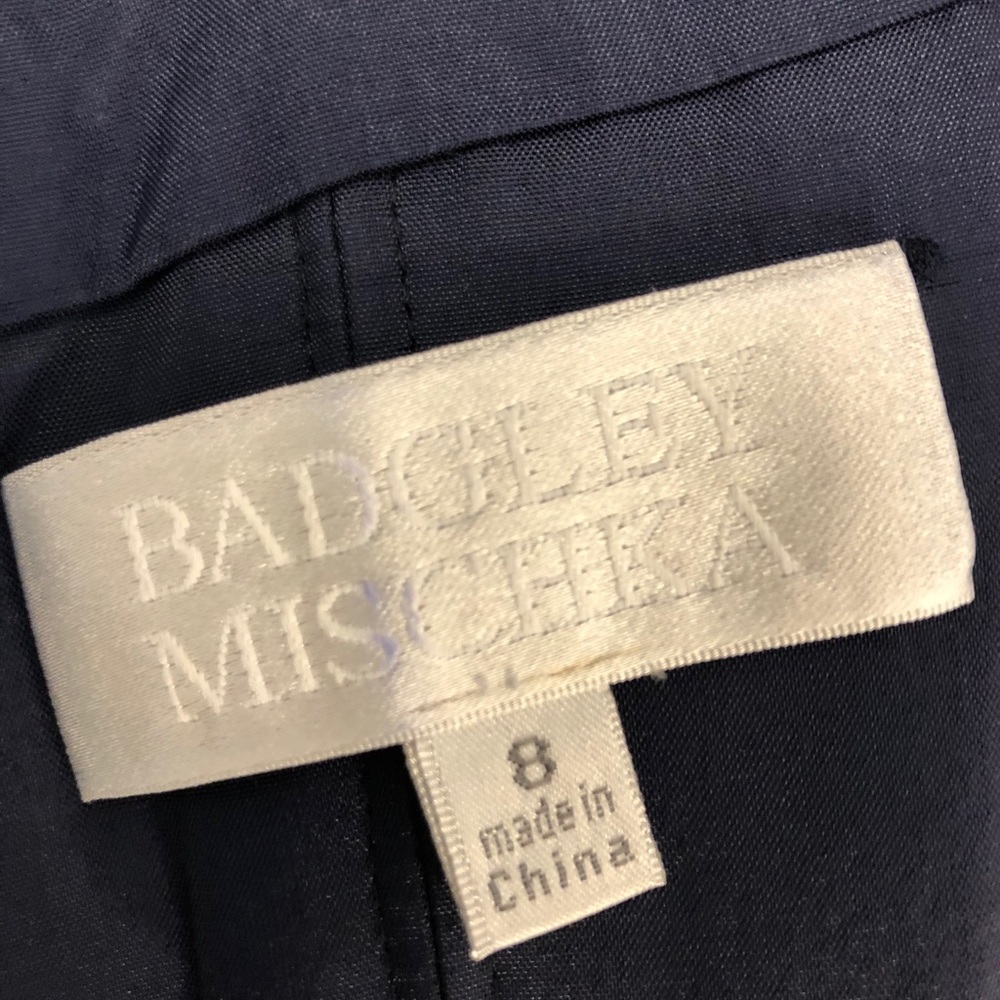 Badgley Mischka Strapless Cocktail Dress. Preowned - Picture 8 of 14